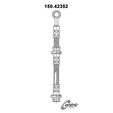 Centric Parts Brake Hose, 150.42352 150.42352